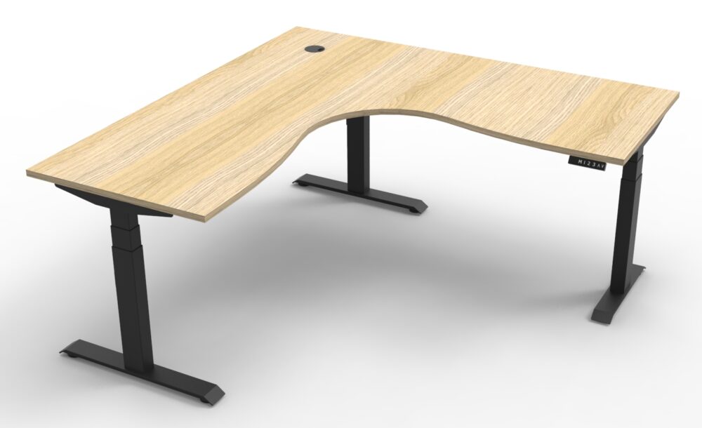 BOOST+ Height Adjustable Corner Workstation