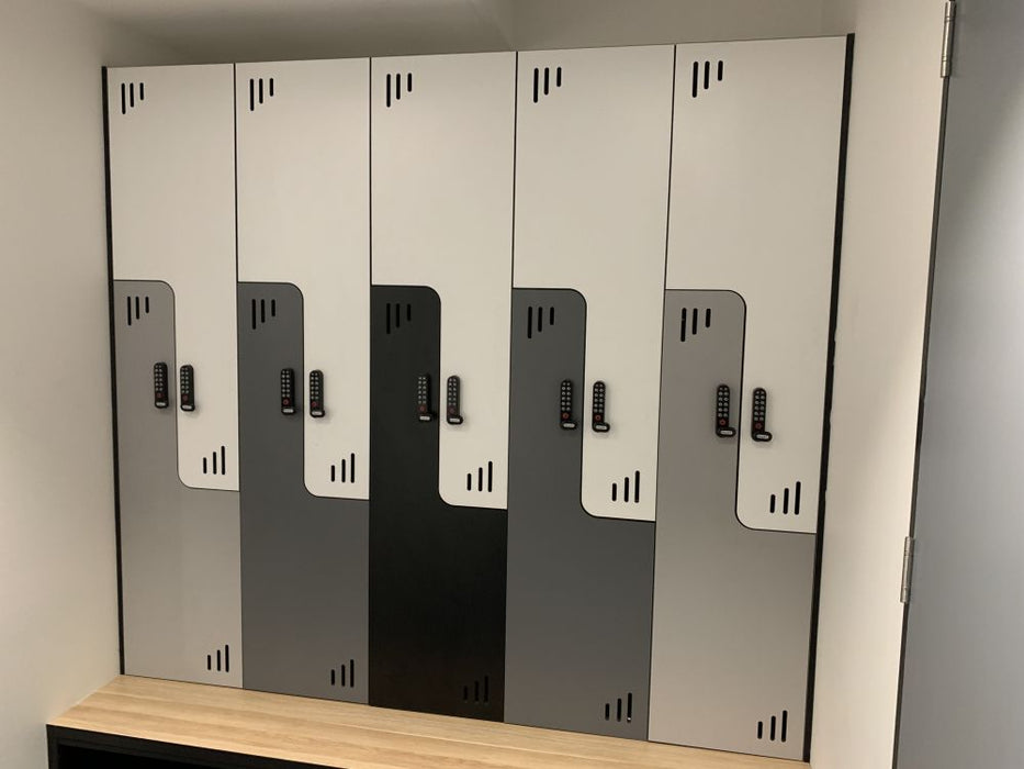 Interlocking Wave Door Lockers