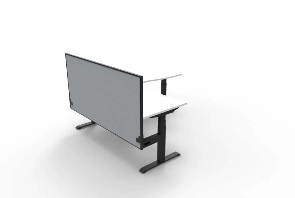 BOOST+ Height Adjustable Corner Workstation with Screen