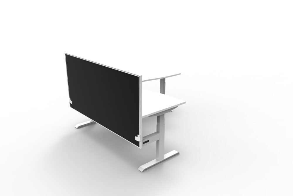 BOOST+ Height Adjustable Corner Workstation with Screen