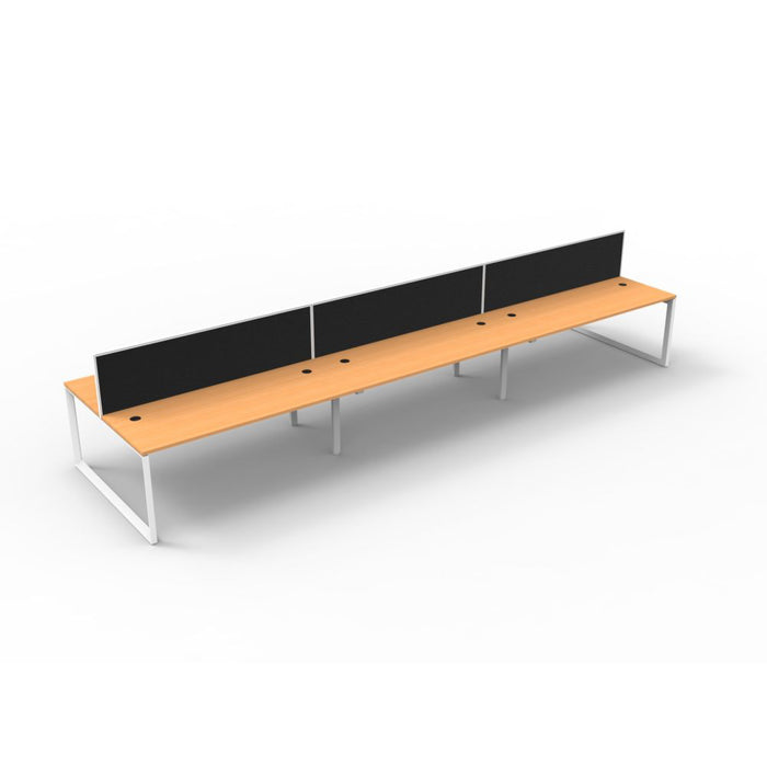 Rapid Infinity Double Sided Workstation with Screens