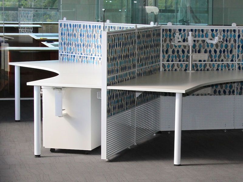 Staxis 50 - Tile Based Stacking Screen System — Teamwork Office Furniture