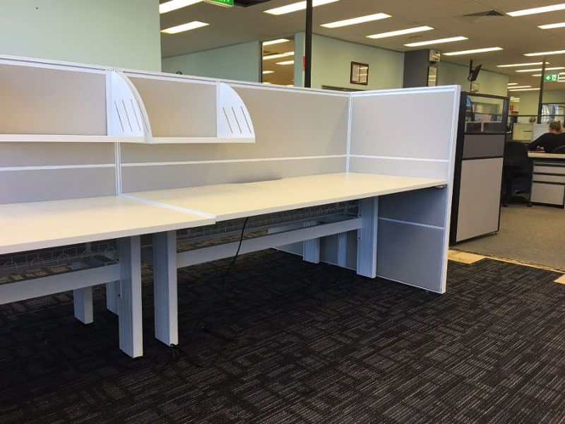 Staxis 50 - Tile Based Stacking Screen System — Teamwork Office Furniture