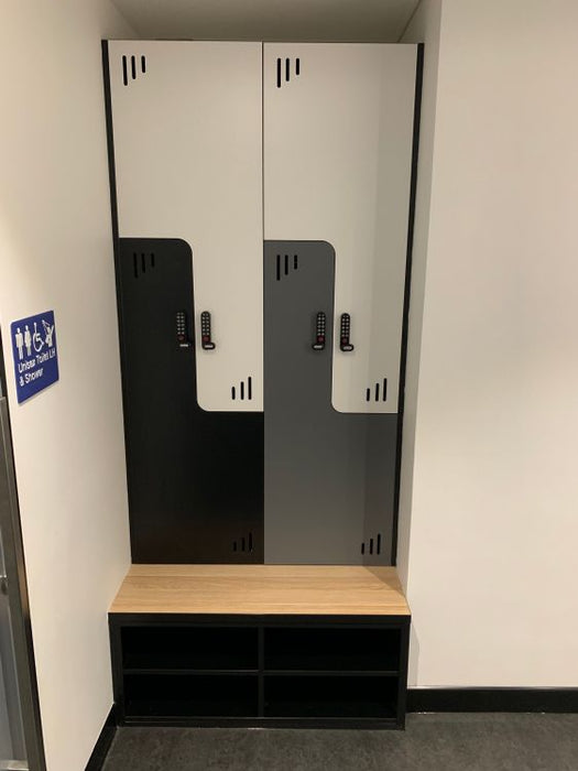 Interlocking Wave Door Lockers