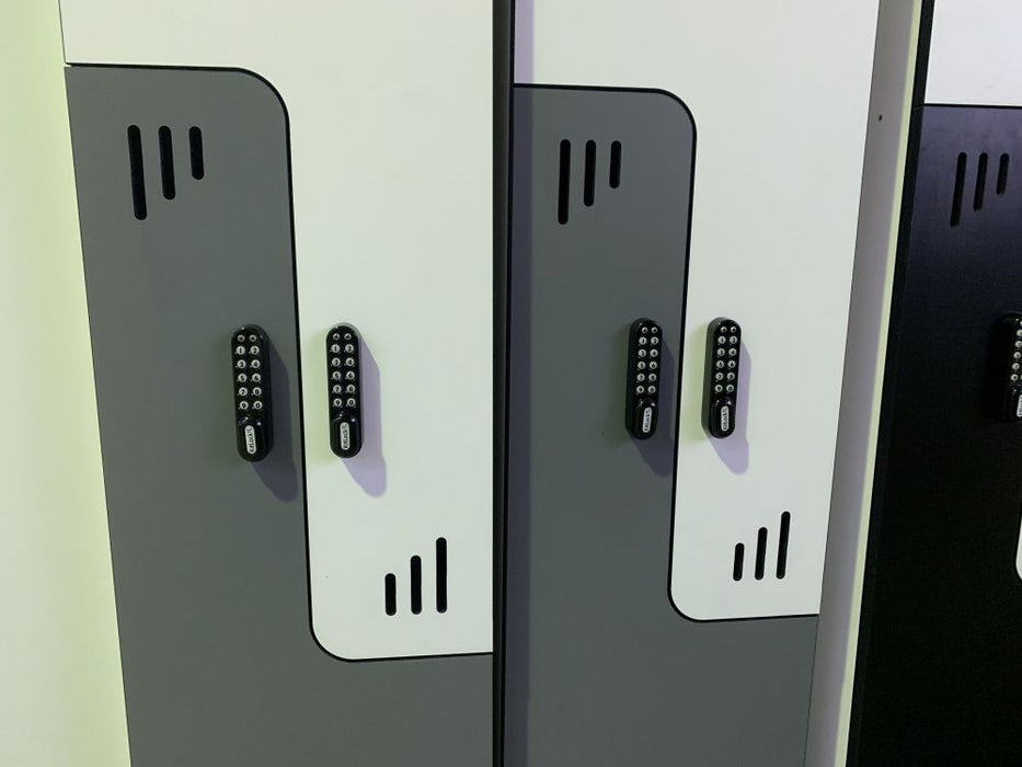 Interlocking Wave Door Lockers