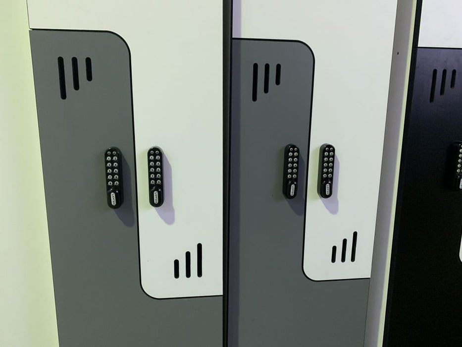 Interlocking Wave Door Lockers — Teamwork Office Furniture