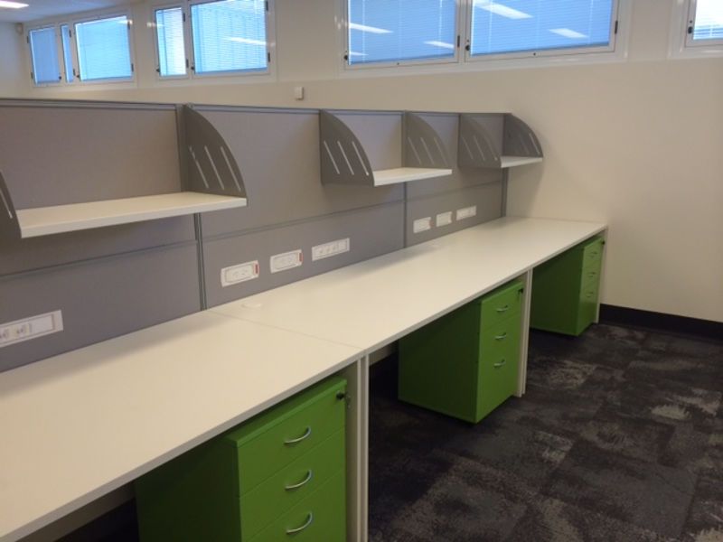 Staxis 75 - Tile Based Stacking Screen System — Teamwork Office Furniture