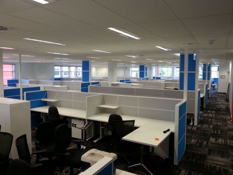 Staxis 75 - Tile Based Stacking Screen System — Teamwork Office Furniture